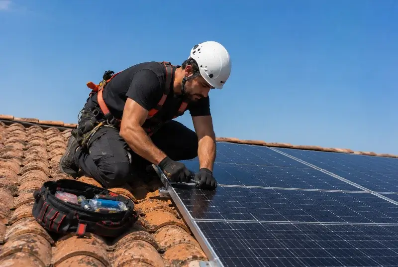 Maintenance et monitoring de panneaux solaires à Monbazillac
